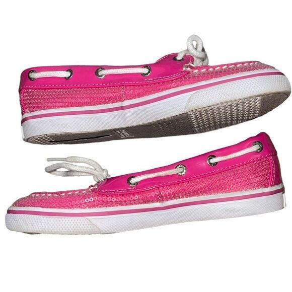 Sperry Biscayne Pink Sequin Top-Sider - Kids 1.5‎ - Picture 5 of 6